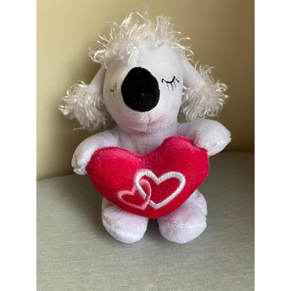 Dan Dee Collector's Choice Puppy Dog Poodle Heart 6" Toy Love sku6